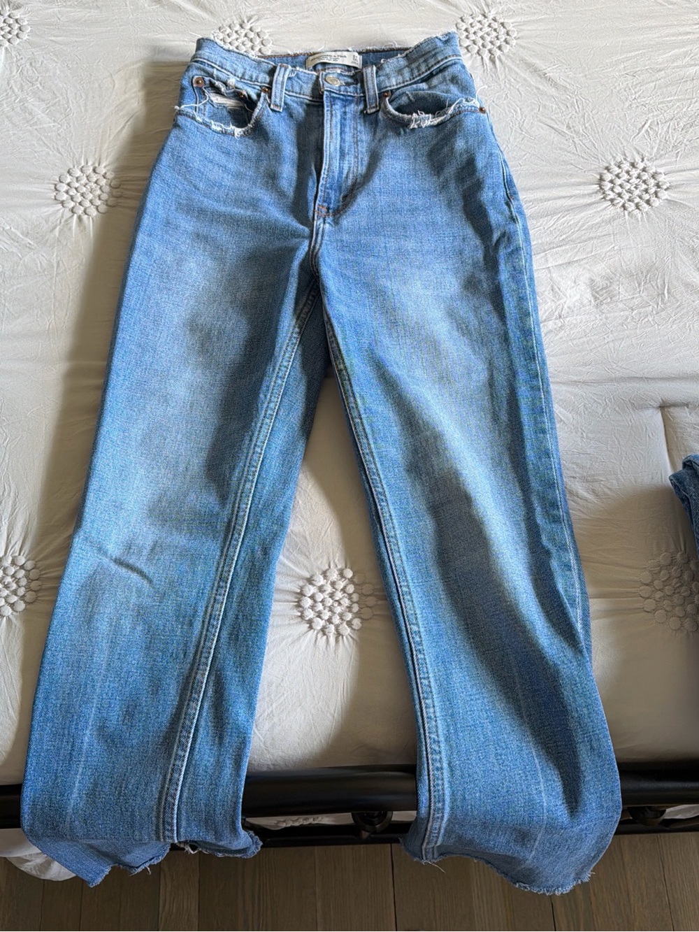 Abercrombie & Fitch Light Blue Straight Leg Jeans